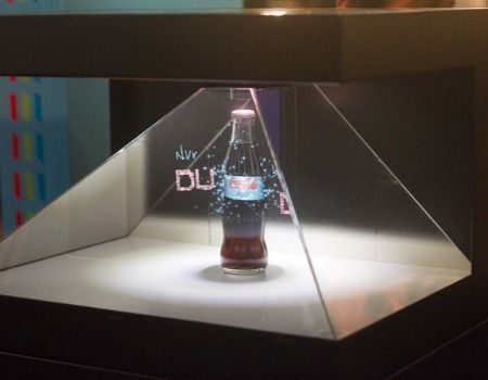 3D Holographic Pyramid Display Showcase Advertising Marketing Equipment ...