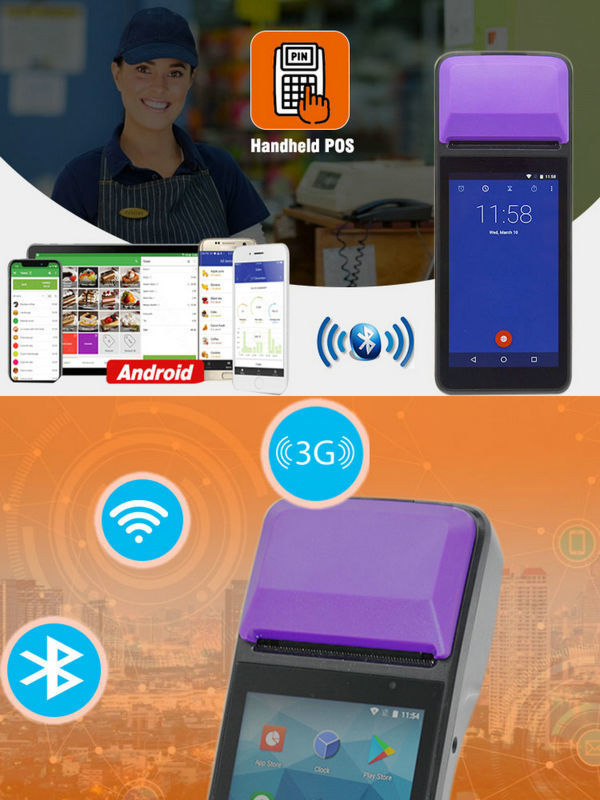 China Android Smart POS Terminal with 5MP Camera GPS 3G + WiFi ...