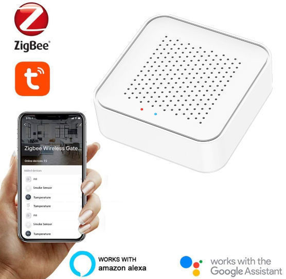China 2021 Best Tuya Zigbee Homekit Hub,Work with Alexa and Google Home