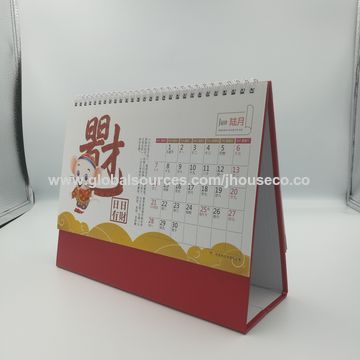 Nouveau Calendrier de bureau Créatif simple Calendrier en bois Bureau  personnalisé Calendrier - Chine Calendrier et Calendrier de bureau prix