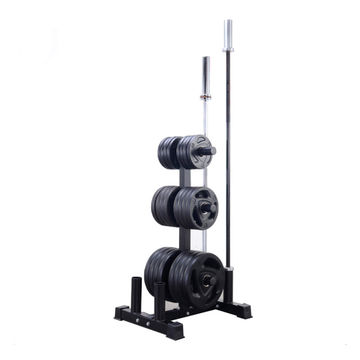 Dumbbell stand and online plate tree