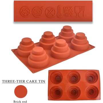 Buy Wholesale China 3 Pieces Heart Layered Cake Silicone Molds Baking Pan  For Cake Diy Candy Chocolate Gifts & Heart-shaped Silicone Baking Pans at  USD 3.26