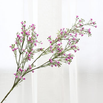 Flor paniculata artificial de plastico, Flores artificiales