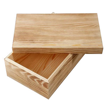 Solid wood pull-out wooden box heaven and earth cover storage box wooden gift box custom store storage box