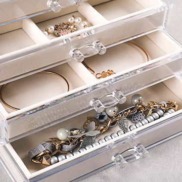 Creative House Elegant Small Double Layer Jewelry Storage Compartment Clear Plastic  Jewelry Organizer Tray - China Jewelry Storage Box and Jewelry Storage  price