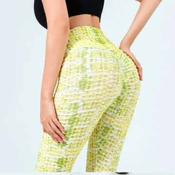 Women Snake-skin Printed Yoga Pants Tummy Control Workout Ruched