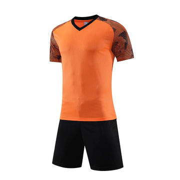Retro Football Jersey Soccer Wear Cheap Sublimation Club Orange