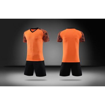 Retro Football Jersey Soccer Wear Cheap Sublimation Club Orange