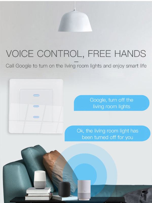 China WIFI wireless smart remote crystal glass panel switches timing