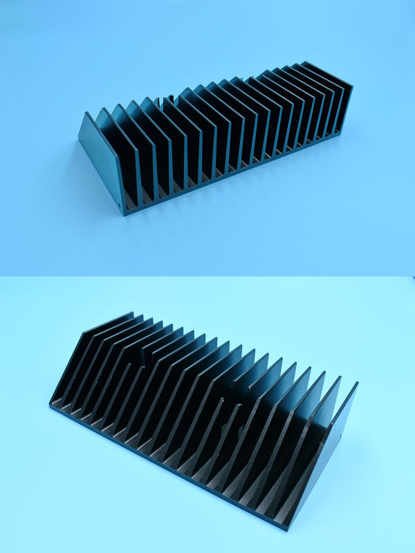 China OEM Customized Aluminum Anodized Frame Extrusion LED Heat Sink ...