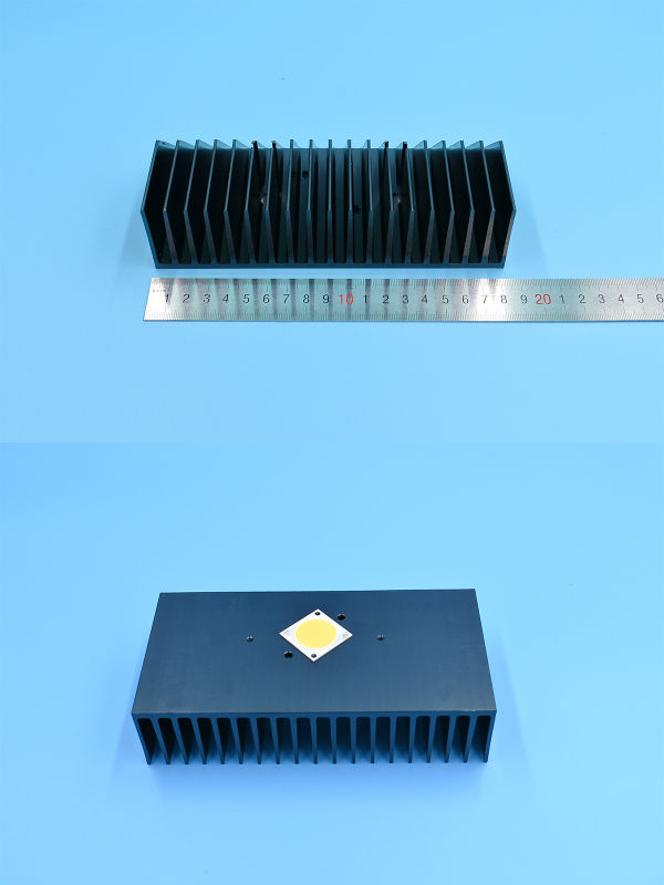 China OEM Customized Aluminum Anodized Frame Extrusion LED Heat Sink ...