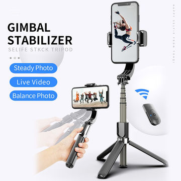 Q18 Smartphone Gimbal Stabilizer Handheld Selfie Stick Tripod With