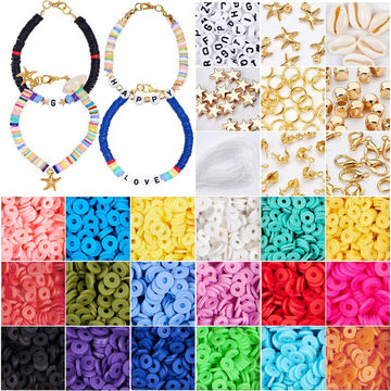 1 string 6mm Rubber spacer DIY Jewelry Findings Slices Polymer