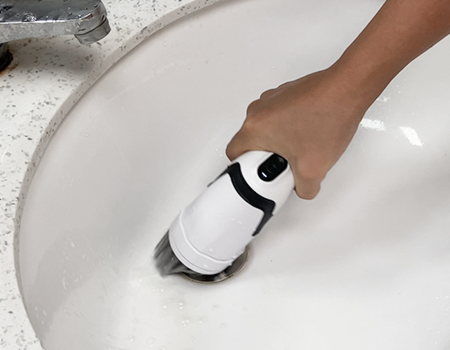 Fcc Bathroom Sink & Tile Cleaning Tool, Kitchen Dish Scrubber, Multipurpose  Electric Handheld Wireless Cleaning Brush