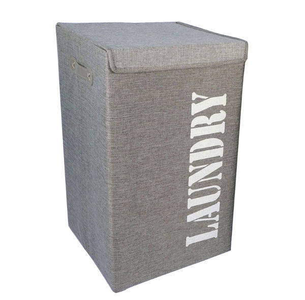 China Custom Laundry Hamper, Linen Laundry Hamper with Lid, Large