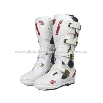 Buy Wholesale China Custom Motorcycle Gear Shifter Shoe Boots Protector Botas  Moto Motocross Leather Motorcycle Racing Riding Boots Men & Boot at USD 23
