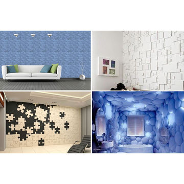 China Factory Home New Design Dongguan Decorative PVC 3D Board 3D Wall ...