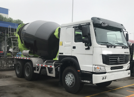 Wholesale 3.5cbm self loading concrete mixer truck with rear cab