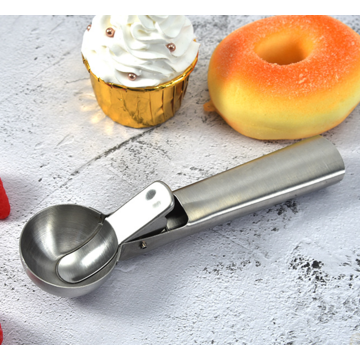 Stainless Steel Ice Cream Scoops Spoon Baking Cookie Scoop with