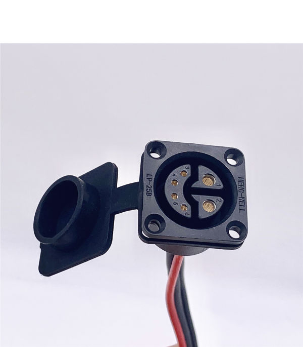 China Ebike Battery Connector 2+4 Pins Waterproof Connector For