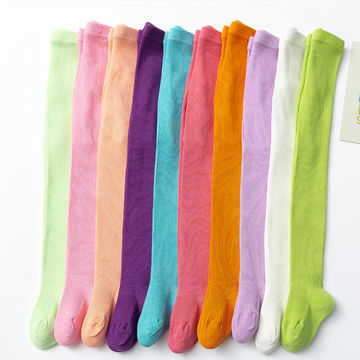Buy Wholesale China Excellent Quality Baby Plain Kids Neon Cotton Rib Children  Tights & Tights at USD 1.8