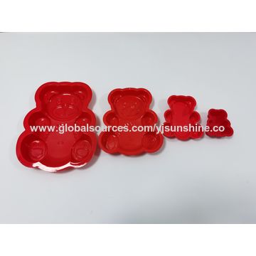 Buy Wholesale China Silicone Cake Molds Christmas - 6 Cavity Gingerbread  House Baking Molds, Non-stick Round Cake Pan & Christmas Cake Mold at USD 3