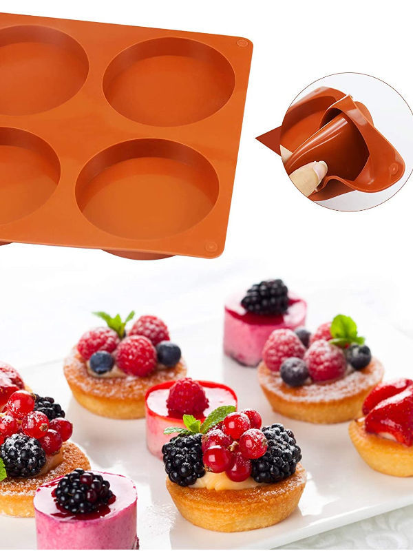 Silicone Baking Dish & Round Cake Pan Mold for 6Qt & Larger