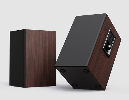 Wooden Bookshelf Speaker 