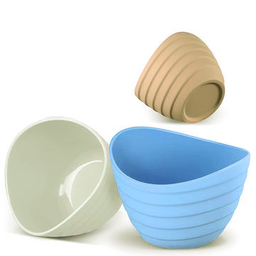 Silicon Blue flexible mask mixing bowls in various sizes