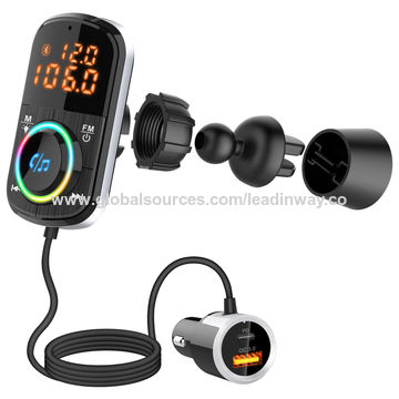 Buy Wholesale China Car Charger Bluetooth 5.0 Fm Transmimtter With Qc3.0  Pd18w Fast Charger & Car Charger Bluetooth Fm Transmitter at USD 7.1