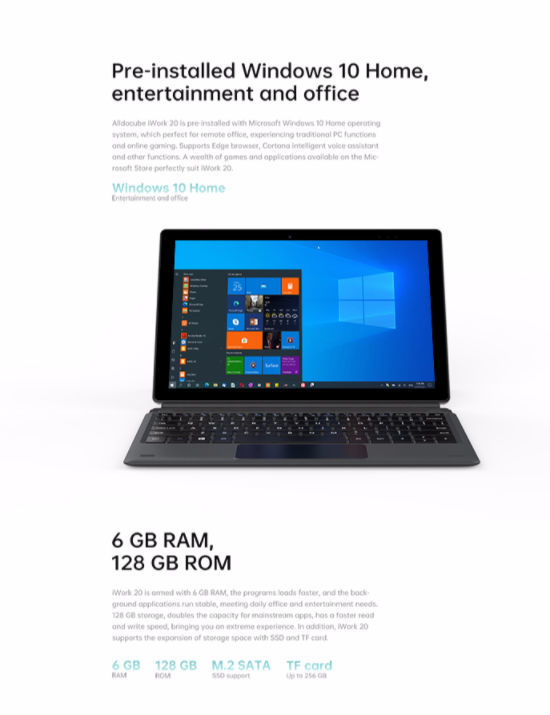 Achetez en gros Nouvelle Tablette Windows 10,5 Pouces 4g 64g N4020