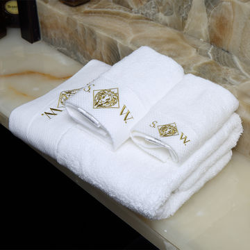 Buy Wholesale China Luxury 100% Cotton Plain White Hotel Spa Face