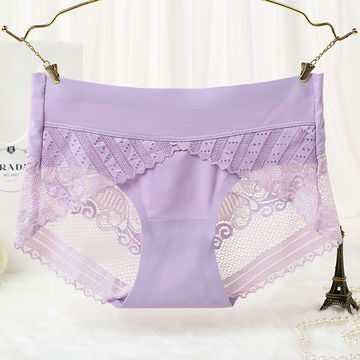 Flower Embroidery Lace Transparent Women Underwear Sexy Thong Hollow Out  Traceless Panties with Butt Pads for, Pink, Small : : Clothing,  Shoes & Accessories