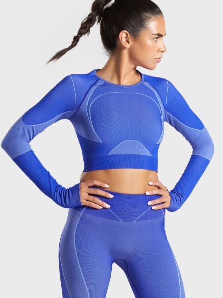Buy Wholesale China Long Sleeve Yoga Set, Sexy Women Ladies Sport