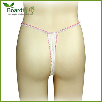 Beauty Salon Use Disposable T-String/G-String for Hotel - China Nonwoven G- String and T-String price