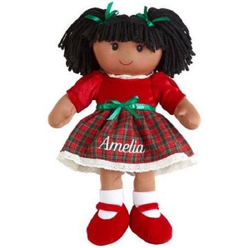 Wholesale Cheap Plush Soft Cotton Black Dolls Rag Doll Fashion