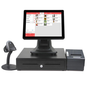 China Complete Set Touchable POS Machine Supporting win7, win8, win10 ...