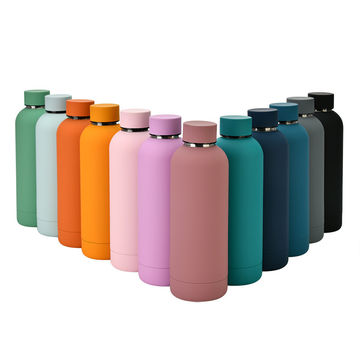 Pink Matte 260ml Metal Water Bottle, New Look