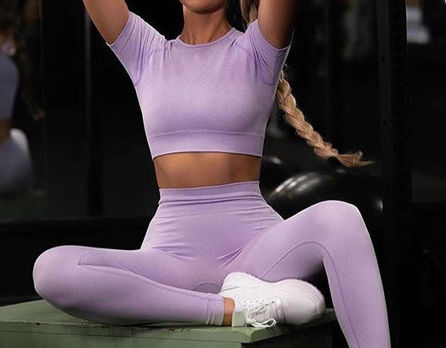 Women Solid Seamless Gym Yoga Sports Bra Crop Top Vest Comfort