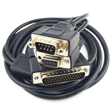 China D-sub 44P male to DB9 male / female data transmission cable 1 ...