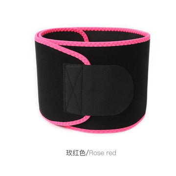 Wholesale Neoprene Waist Trimmer Black&Pink Waist Trainer Belt -  China Waist Trimmer and Waist Trainer price