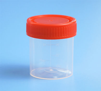 4 oz./120mL Sterile Specimen Container with Red Cap