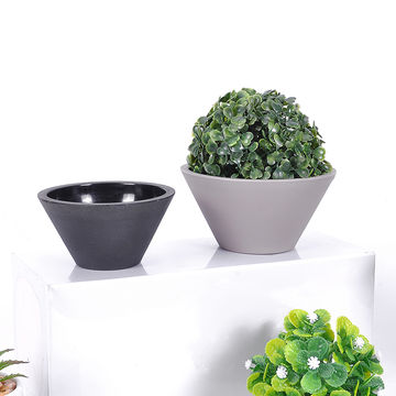 Buy Wholesale China Flower Pots, 5 Pack 6 Inch Plastic Plant Pots With  Drainage Holes And Saucers, Modern Simple & Flower Pots at USD 3