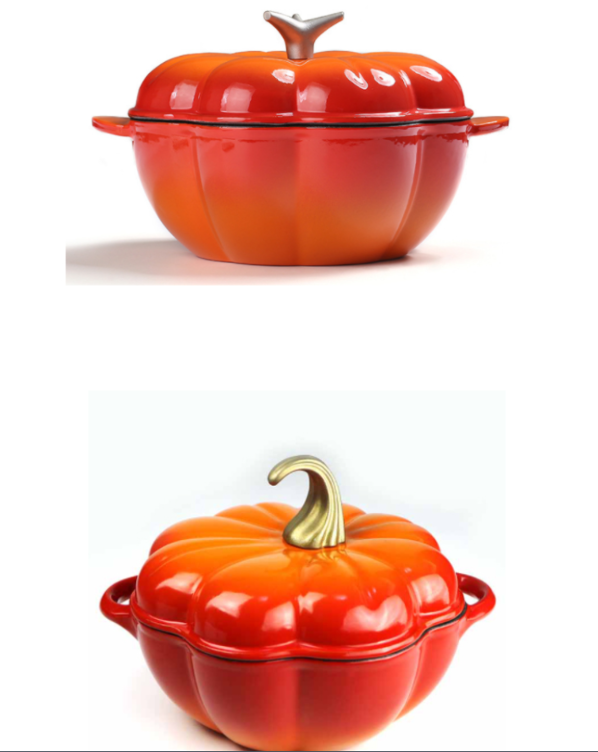 Buy Wholesale China Cast Iron Enamel Cooking Pumpkin Shape Pot