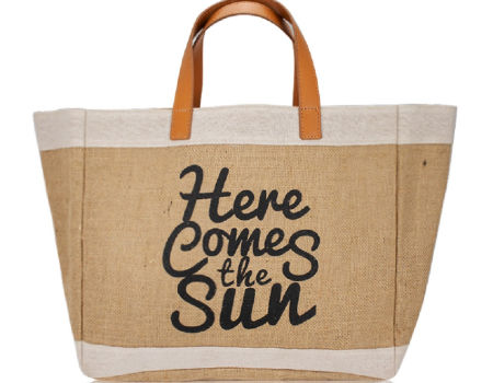 Buy Wholesale China Wholesale Tote Hessian Grocery Shopping Bags Jute Bag  Leather Handles & Jute Burlap Beach Tote Eco-friendly at USD 2.252