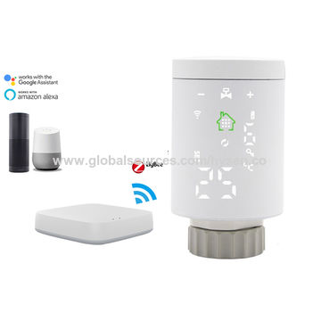 Thermostat de Radiateur Intelligent avec Kit de Démarrage Compatible Alexa, Tuya - Solution de Chauffage Connectée