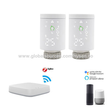 Thermostat de Radiateur Intelligent avec Kit de Démarrage Compatible Alexa, Tuya - Solution de Chauffage Connectée