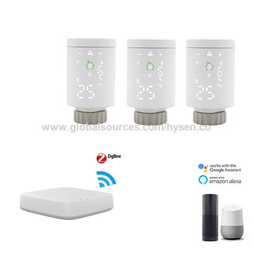Thermostat de Radiateur Intelligent avec Kit de Démarrage Compatible Alexa, Tuya - Solution de Chauffage Connectée