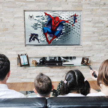 تلفزيون ذكي 40 بوصة بدون حواف / تلفزيون LED 40 بوصة / تلفزيون 4K / تلفزيون LCD DVB-T2 S2 ISDB-T ATSC