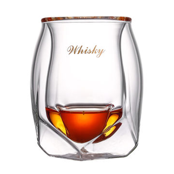 Buy Wholesale China Oem Glass White Bullet Decorative Glass Cup Manual  Blowing Home Whiskey Shot Glasses & Whiskey Shot Glasses at USD 0.98